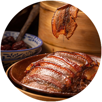 Steamed Pork Slices with Red Bean Paste